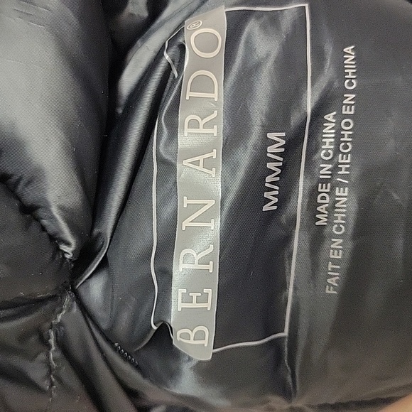 Bernardo Gray/black Reversible Primaloft Puffer Vest 60/40 Down/primaloft - Picture 6 of 7